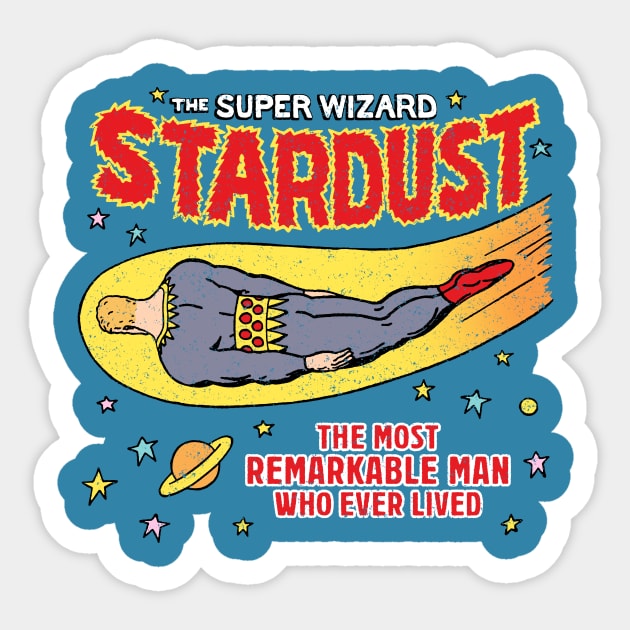 Stardust the Super Wizard Sticker by Angel Robot